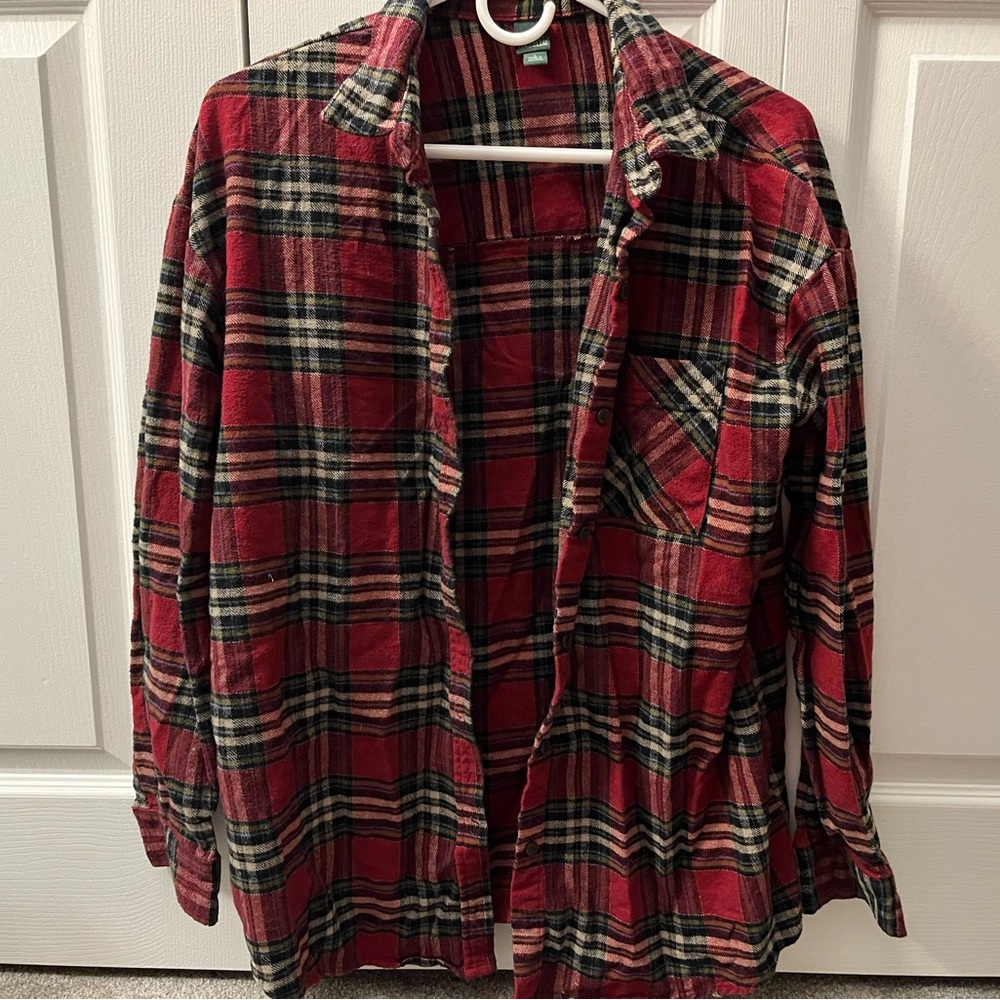 wild fable Women’s L/G Red Flannel